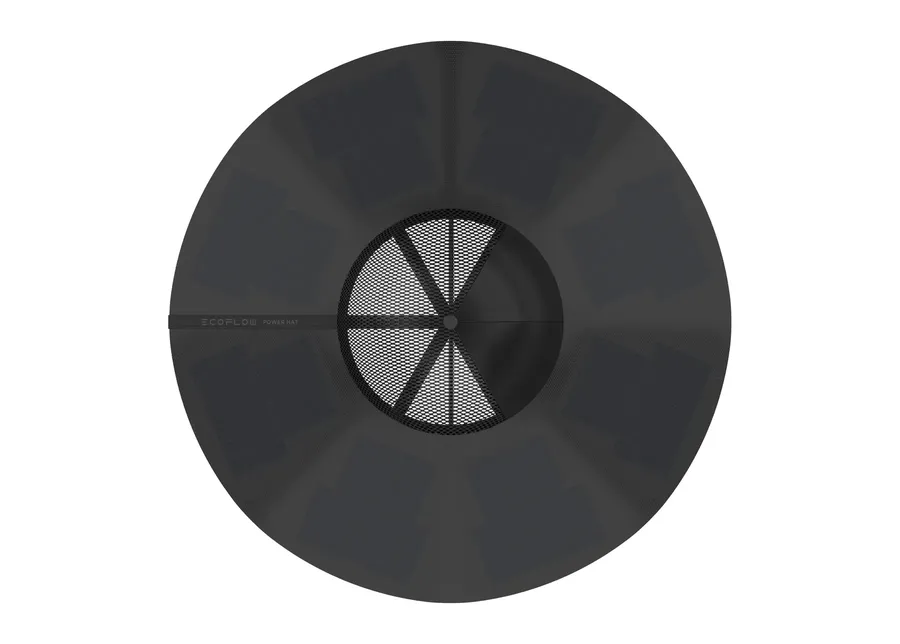 Сонячний капелюх EcoFlow Power Hat 12 Вт - Чорна М-L — Photo 3