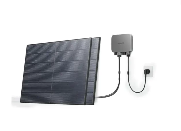 Комплект EcoFlow PowerStream - мікроінвертор 600W та сонячні панелі 2х400 — Photo 1