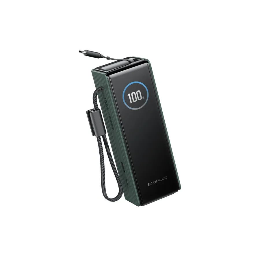 Павербанк EcoFlow RAPID Power Bank з кабелями 25000mAh зелений — Photo 2