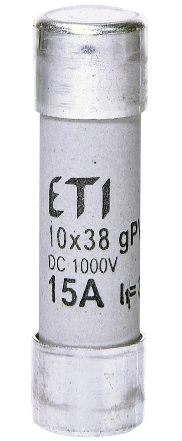 Запобіжник CH 10&amp;#215;38 gPV 15A 1500V (10kA)