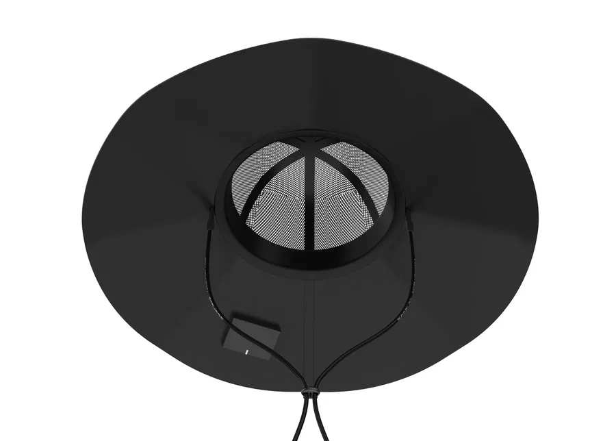 Сонячний капелюх EcoFlow Power Hat 12 Вт - Чорна М-L — Photo 4