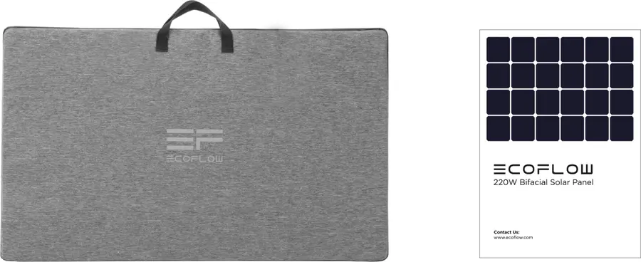 Сонячна панель EcoFlow 220W Solar Panel — Photo 1