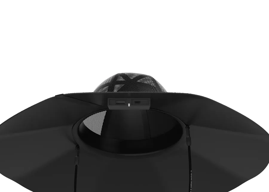 Сонячний капелюх EcoFlow Power Hat 12 Вт - Чорна М-L — Photo 6