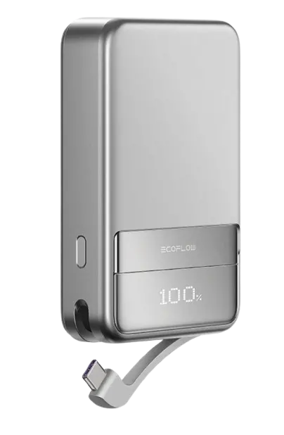 Повербанк EcoFLow RAPID Magnetic Power Bank 10000 Silver