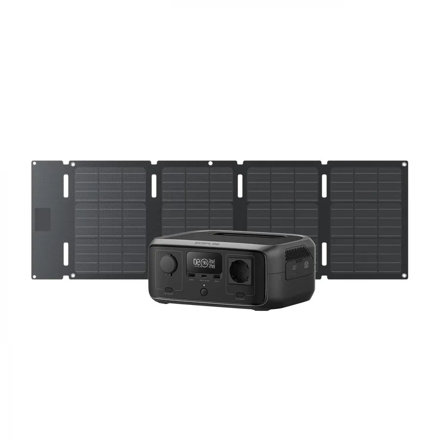 Комплект Зарядна станція EcoFlow RIVER 3 UPS та сонячна панель 45W (Type-C)