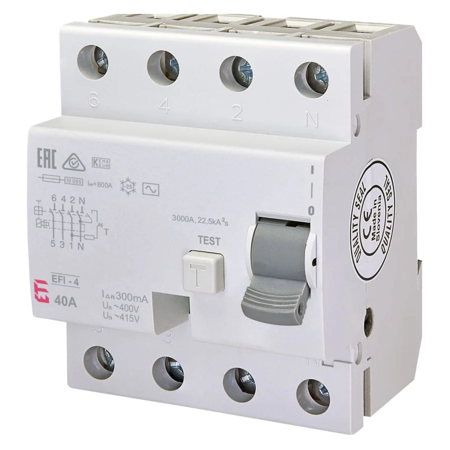 Диф. реле EFI-4 40/0,3 AС